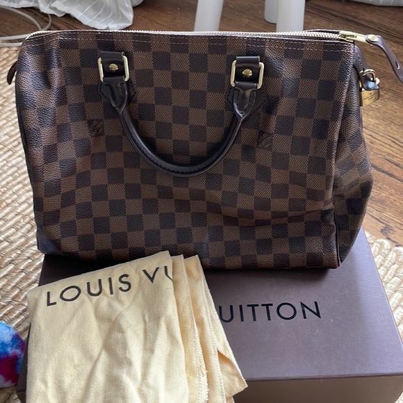 Louis Vuitton Speedy 30 Damien Ebene - Picture 10 of 10